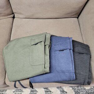 Lot of 3 ZeroXposur XL Mens sweatpants Excellent Condition Green Blue Gray